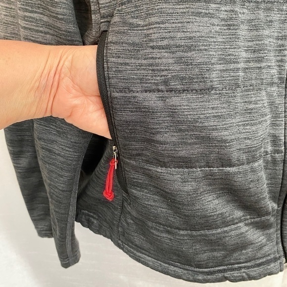 BC Clothing  Expedition Heathered Grey Mountain Hooded Jacket Mens LG - Picture 9 of 15